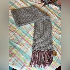 Handmade crochet scarf